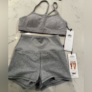 Alo -Alosoft gratitude bra and aura short